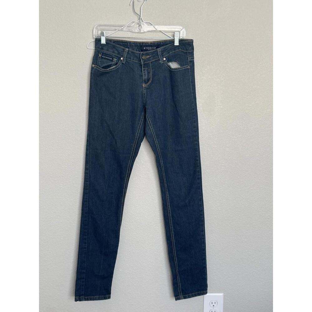 Rocawear Classic Women‎ Denim Jeans Pants 7 Glam Bling Embellished - Picture 3 of 13